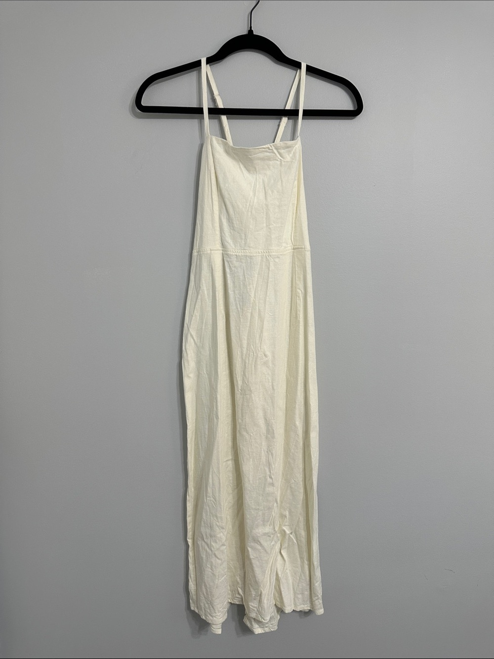 NWOT wild fable Cream Midi Slip Dress with Thin Straps